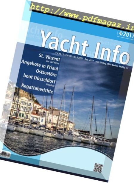 Yacht Info – Dezember 2017 Cover