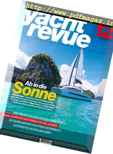 Yachtrevue – Dezember 2017 Cover