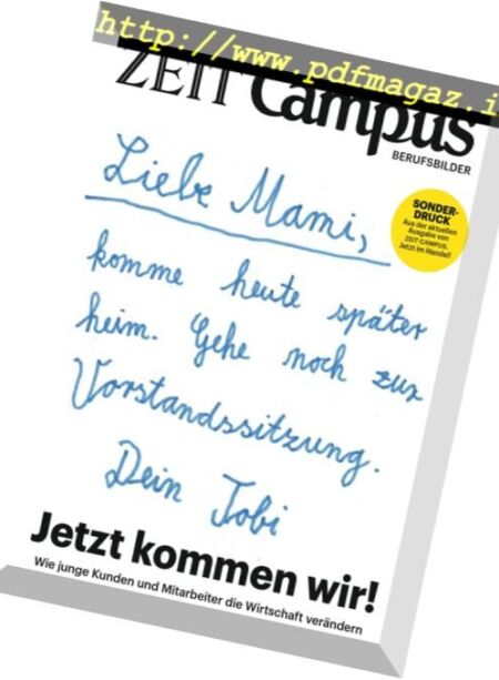 Zeit Campus Beilage – Januar 2018 Cover