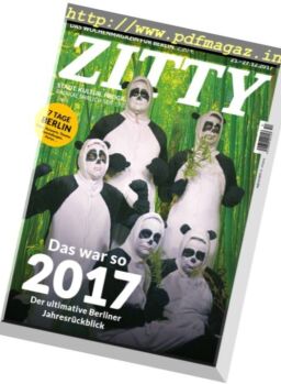 Zitty – 21 Dezember 2017