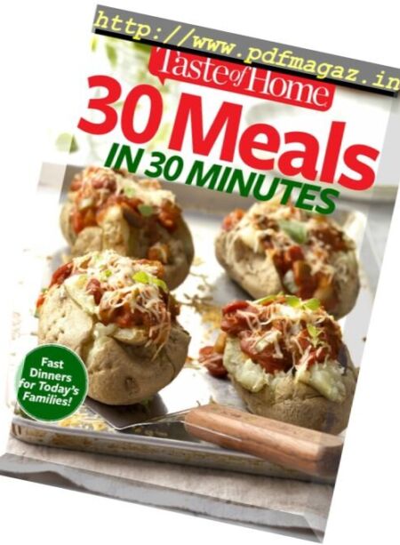 30 Meals in 30 Minutes – December 2017 Cover