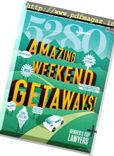 5280 Magazine – January 2018 Cover