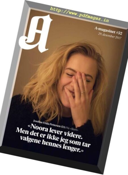 A-Magasinet – 29 desember 2017 Cover
