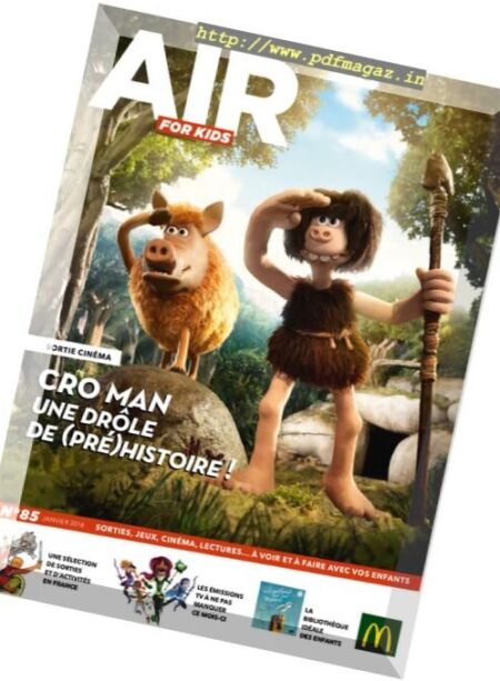 Air for Kids – Decembre 2017 – Janvier 2018 Cover