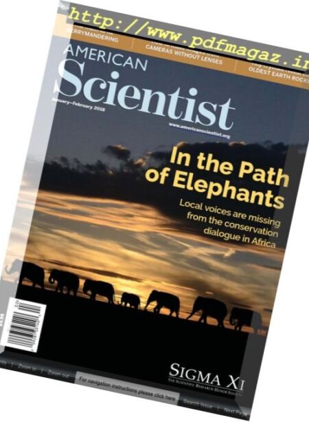 American Scientist – January-February 2018 Cover