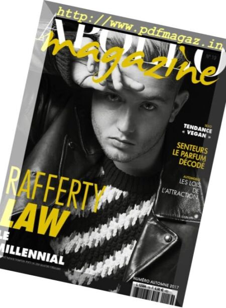 Apollo – Automne 2017 Cover