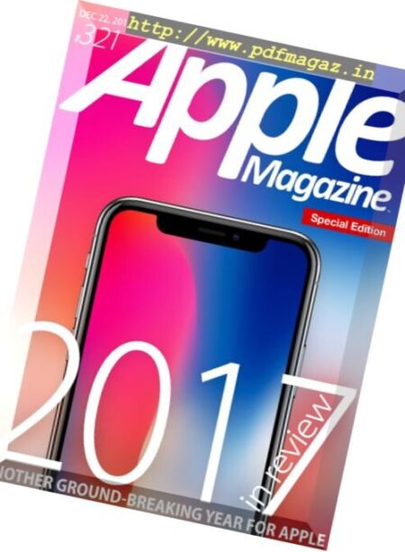 AppleMagazine – 22 December 2017 Cover