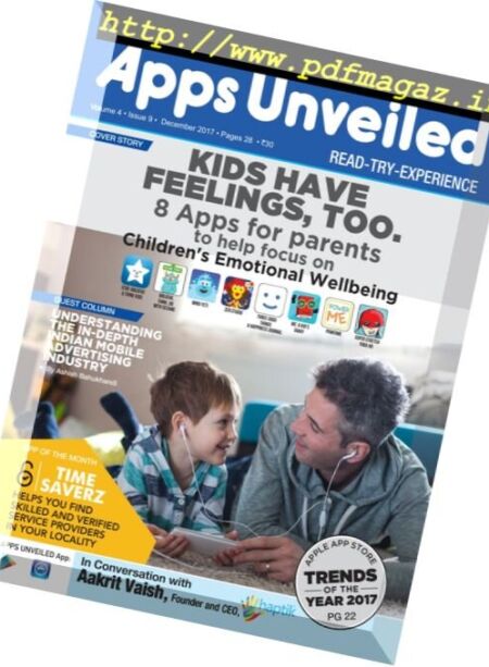Apps Unveiled – December 2017 Cover