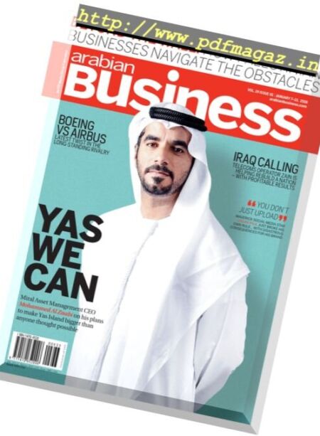 Arabian Business – 7 January 2018 Cover