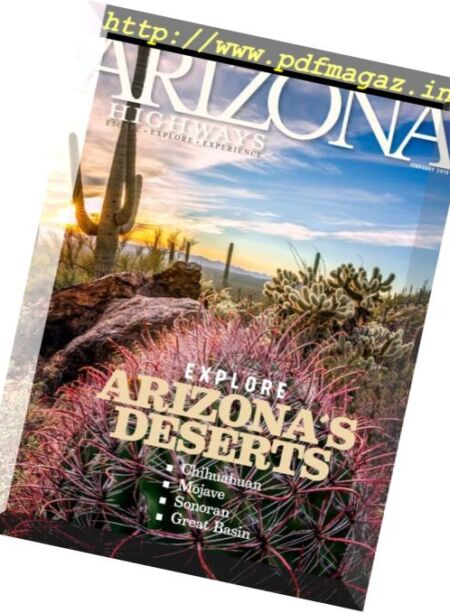 Arizona Highways – February 2018 Cover