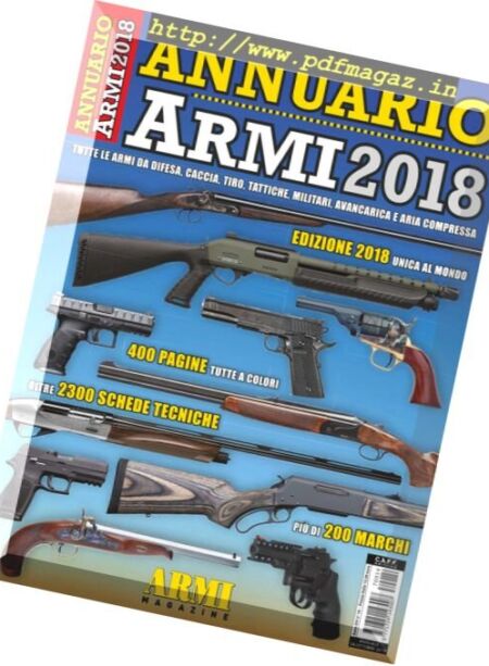Armi Magazine Annuario 2018 Cover