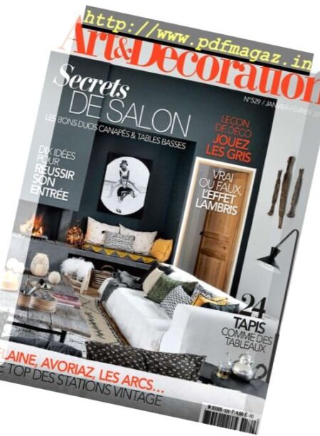 Art & Decoration – janvier 2018 Cover