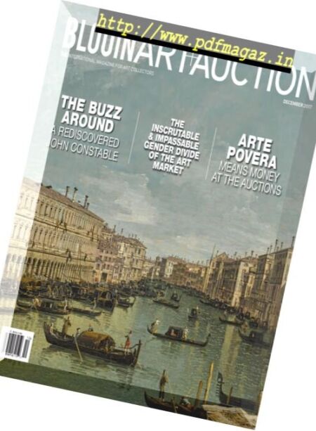 Art+Auction – December 2017 Cover