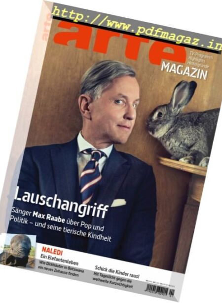 ARTE Magazin – Januar 2018 Cover