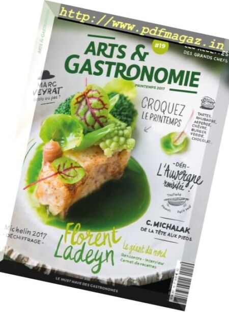 Arts & Gastronomie – Printemps 2017 Cover