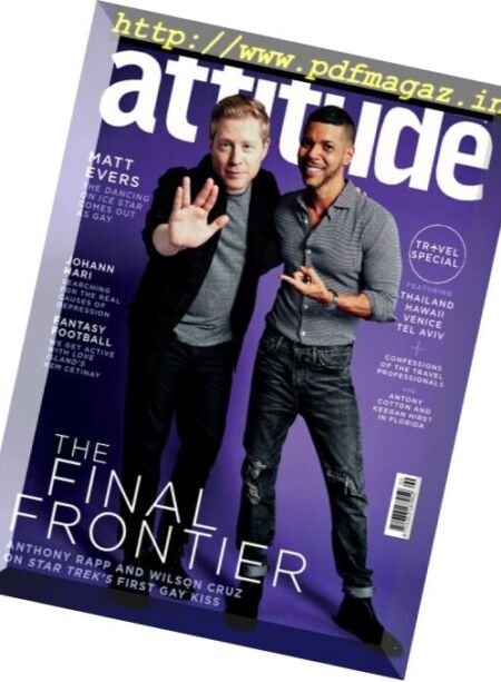 Attitude Magazine – February 2018 Cover