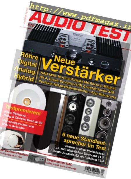 Audio Test – Januar 2018 Cover