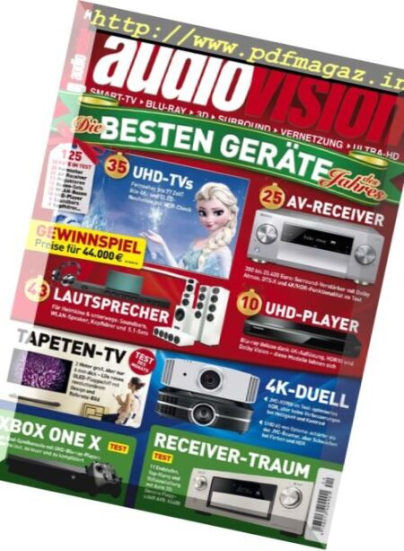 Audiovision – Januar 2018 Cover