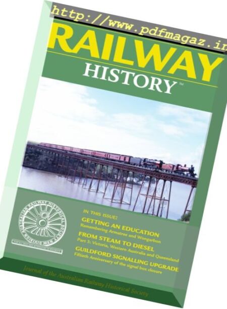 Australian Railway History – December 2017 Cover