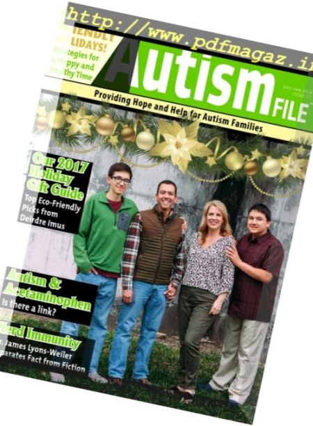 Autism File – December-January 2017 Cover