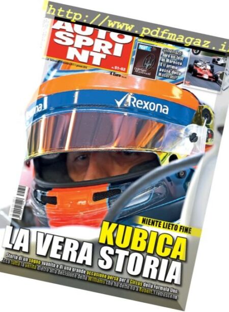 Auto Sprint – 19 Dicembre 2017 Cover