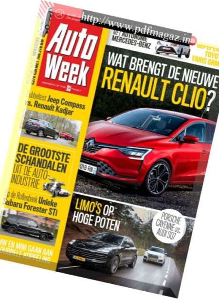 AutoWeek Netherlands – 23 januari 2018 Cover