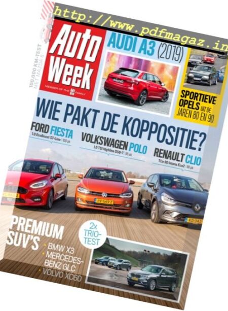 AutoWeek Netherlands – 4 januari 2018 Cover