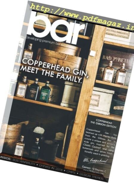 Bar Magazine – January 2018 Cover
