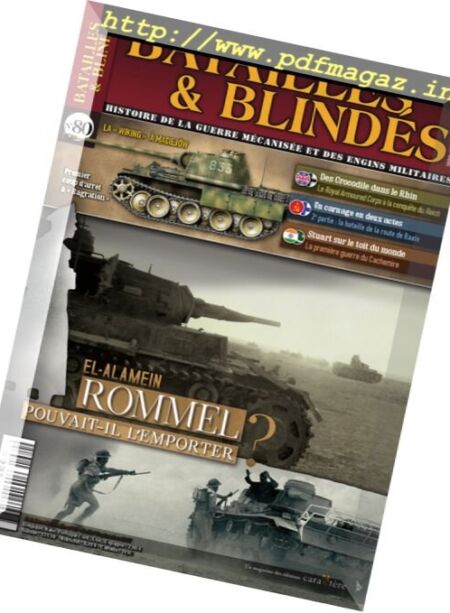 Batailles & Blindes – Aout-Septembre 2017 Cover