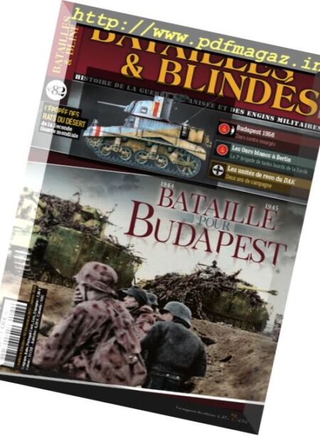 Batailles & Blindes – Decembre 2017 – Janvier 2018 Cover