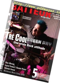 Batteur Magazine – Decembre 2016