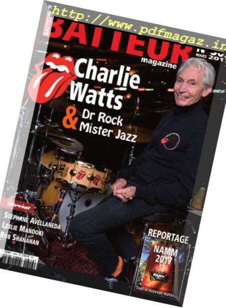 Batteur Magazine – Mars 2017 Cover