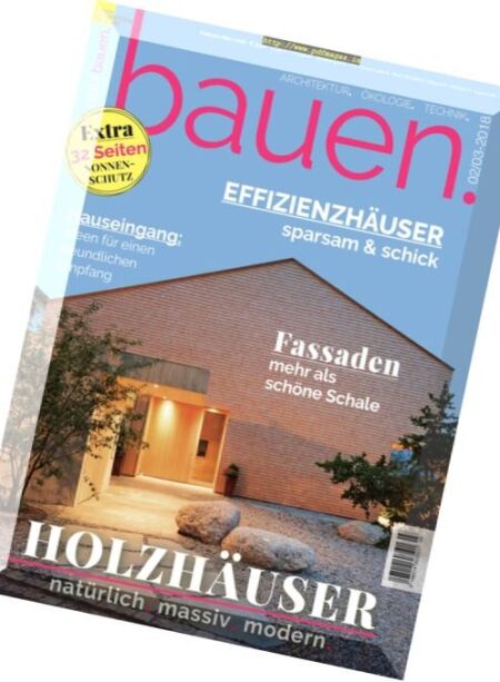 bauen. – Februar-Marz 2018 Cover
