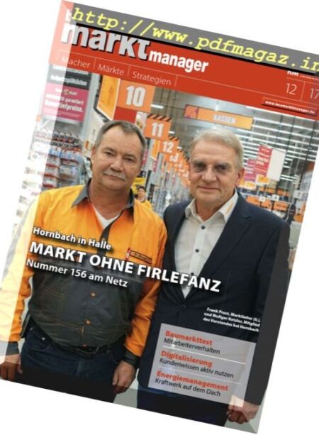 Baumarktmanager – Nr.12 2017 Cover