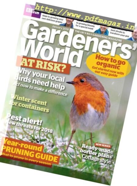 BBC Gardeners’ World – January 2018 Cover