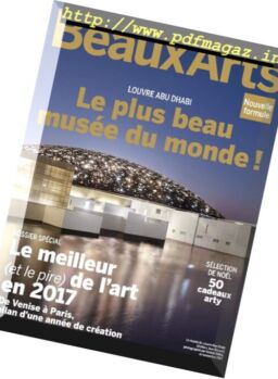 Beaux Arts – Dscembre 2017