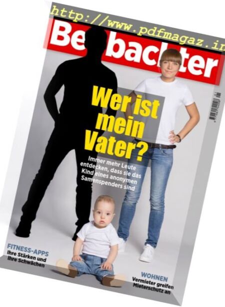 Beobachter – 5 Januar 2018 Cover