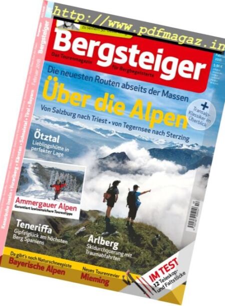 Bergsteiger – Februar 2018 Cover