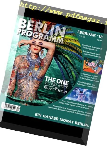 Berlin Programm – Februar 2018 Cover