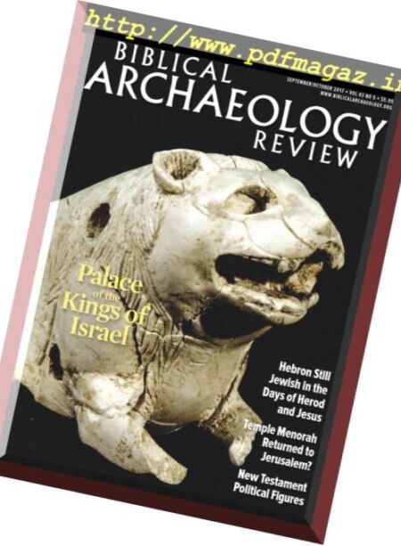 Biblical Archaeology Review – September-October 2017 Cover