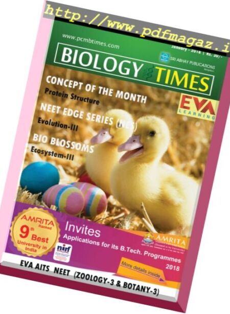 BIOLOGY TIMES – December 2017 Cover