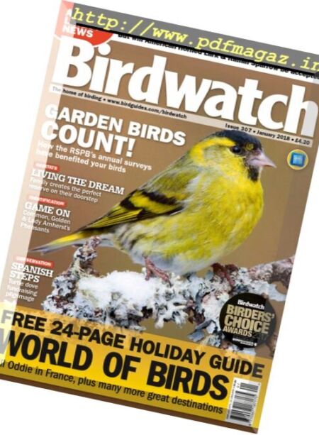 Birdwatch UK – January 2018 Cover