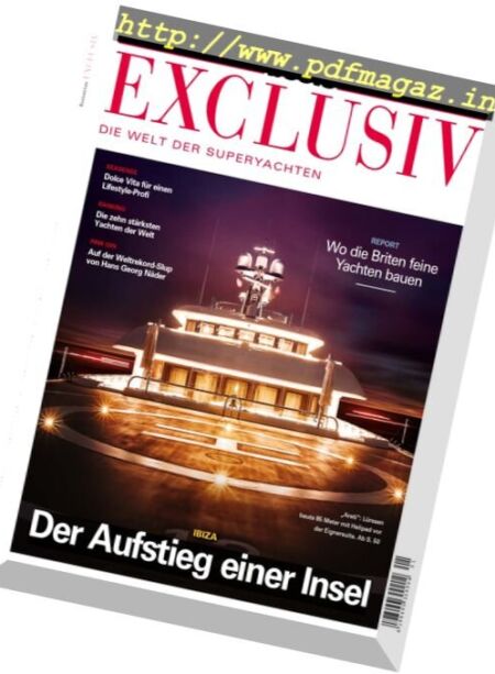 Boote Exclusiv – Januar 2018 Cover