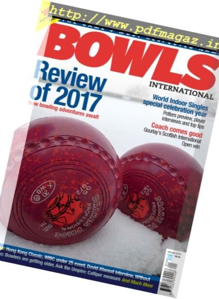 Bowls International – January 2018 Cover