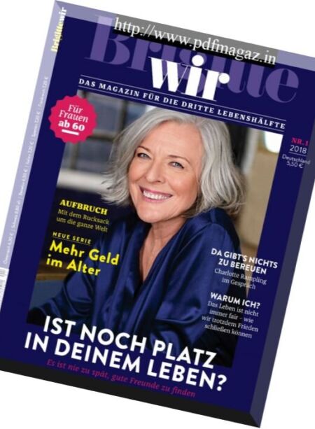 Brigitte WIR – 3 Januar 2018 Cover