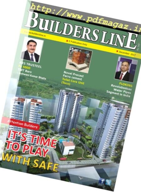 Builders line – English Edition – December 2017 Cover