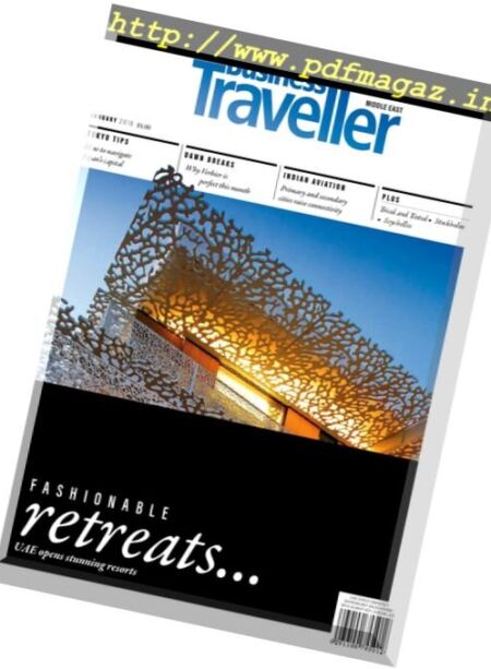 Business Traveller Middle East – January-February 2018 Cover