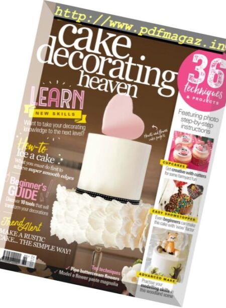 Cake Decorating Heaven – January-February 2018 Cover