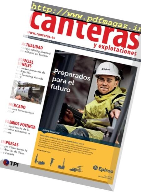 Canteras y Explotaciones – diciembre 2017 Cover