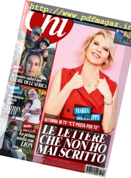 Chi – 10 Gennaio 2018 Cover